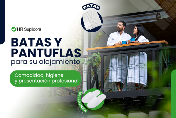 Batas y pantuflas: el detalle que transforma la experiencia del huésped