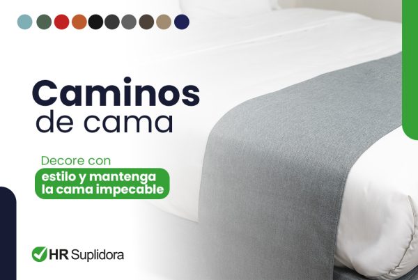 Caminos de Cama: Funcionales y decorativos para elevar la experiencia de sus huéspedes