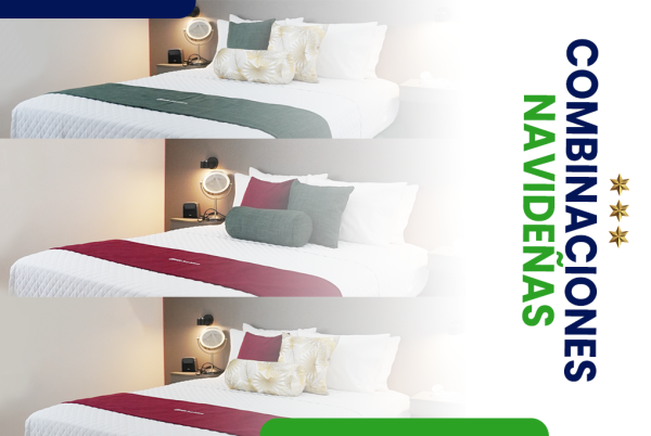 Decoración navideña para hoteles: combinaciones de color que transforman las habitaciones