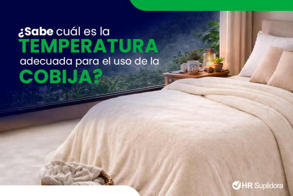 Cobija tipo polar beige para hotelería en Costa Rica: Estándar térmico profesional hasta 15°C
