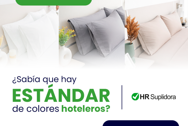 ¿Por qué nuestras sábanas hoteleras manejan colores específicos?